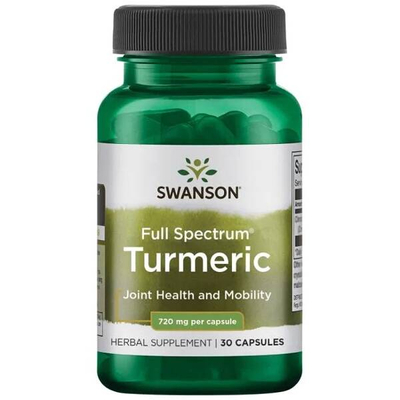 Swanson Full Spectrum Turmeric 720mg 30 Capsułek