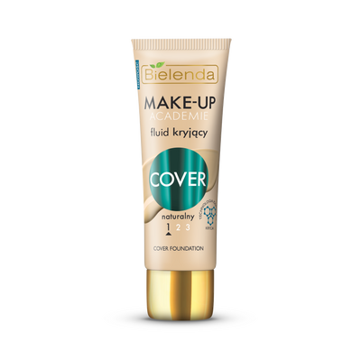 Bielenda Make-Up Academie Cover Fluid Covering No. 1 Natural for Oily and Combination Skin 30g