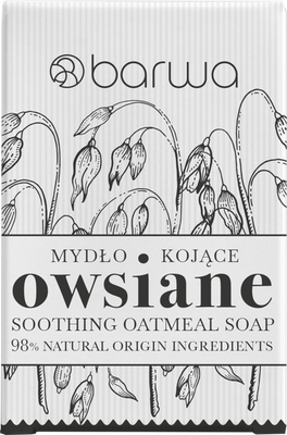 Barwa Pure Calm Soothing Oatmeal Bar Soap for Sensitive and Dry Skin 100g
