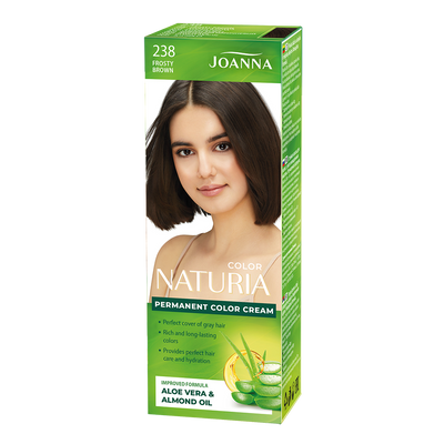 Joanna Naturia Permanent Hair Color Paint Care Shine No.238 Frosty Brown 100ml