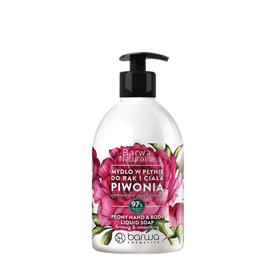 Barwa Natural Firming and Smoothing Liquid Soap Peony 500ml