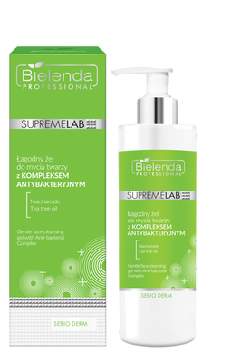 Bielenda Professional Supremelab Sebio Derm Mild Face Cleansing Gel with Antibacterial Complex 200ml