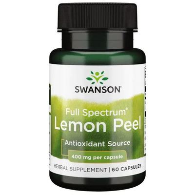 Swanson Full Spectrum Lemon Peel 400mg 60 Capsules