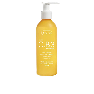Ziaja Vitamin C.B3 Niacinamide Face Wash Gel Vegan 190ml