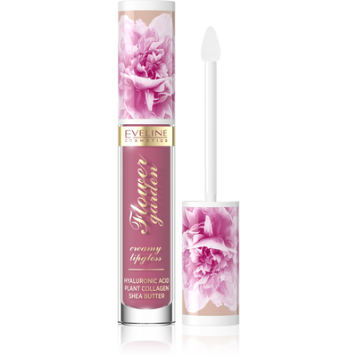Eveline Flower Garden Creamy Lip Gloss No.03 Magnolia Charm Vegan 4.5ml