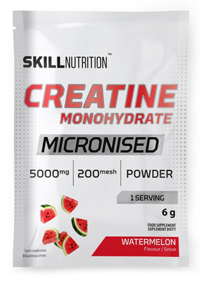 Skill Nutrition Micronised Creatine Monohydrate Watermelon 6g for muscle growth
