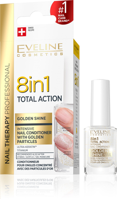 Eveline Nail Therapy Total Action Conditnioner 8in1 Golden Shine 12ml