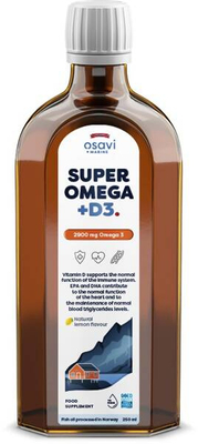 Osavi Super Omega D3 2900mg Omega 3 250 ml for immunity and heart support