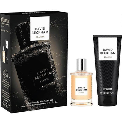 David Beckham Classic Gift Set 50ml EDT + 200ml Shower Gel Set for Men 1 Piece