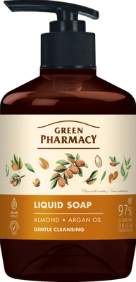 Green Pharmacy Almond and Argan Oil Liquid Soap 460ml