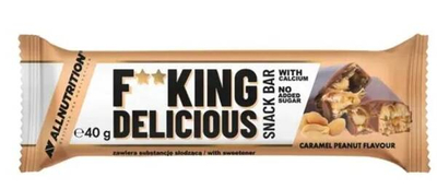 Allnutrition Fitking Delicious Snack Bar Peanut Caramel 24x40g