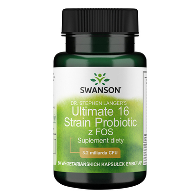 Swanson Ultimate 16 Strain Probiotic 60 Capsules