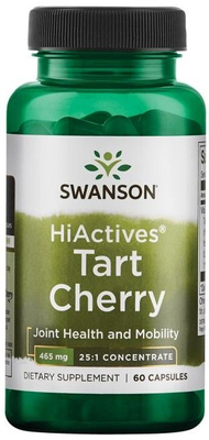 Swanson HiActives Tart Cherry 465mg 60 Capsules