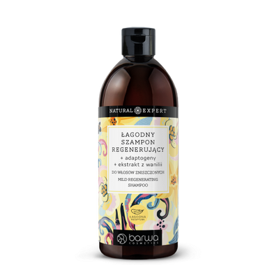 Barwa Natural Expert Gentle Regenerating Shampoo for Damaged Hair 480ml