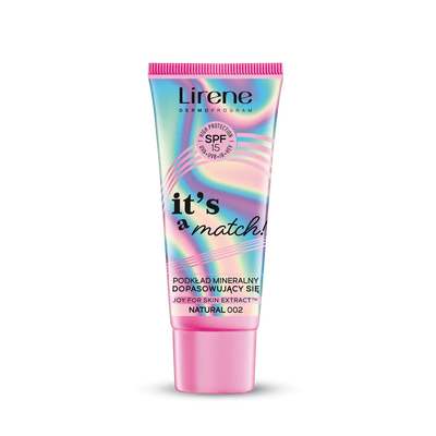 Lirene It's a Match! Mineral Foundation Matching SPF15 No. 002 Natural 30ml