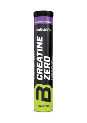 Creatine Zero Effervescent, Blue Grape - 18 tablets