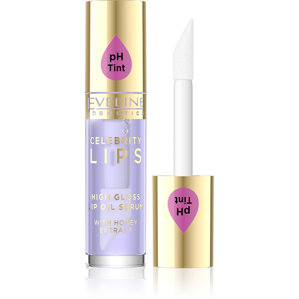 Eveline Celebrity Lips Tinted Oil Therapy Lip Serum Oil No. 03 Violet 5ml
