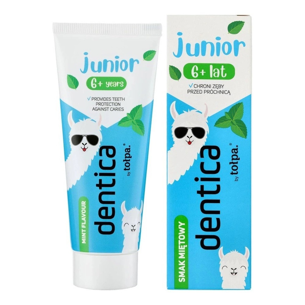 Tolpa Dentica Junior Mint Toothpaste for Children 6 Enamel Protection 50ml