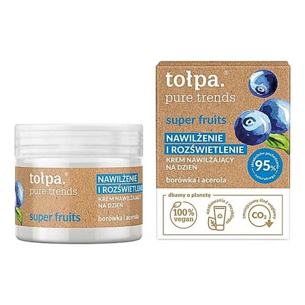 Tolpa Pure Trends Super Fruits Moisturizing Cream Illuminating Base 50ml