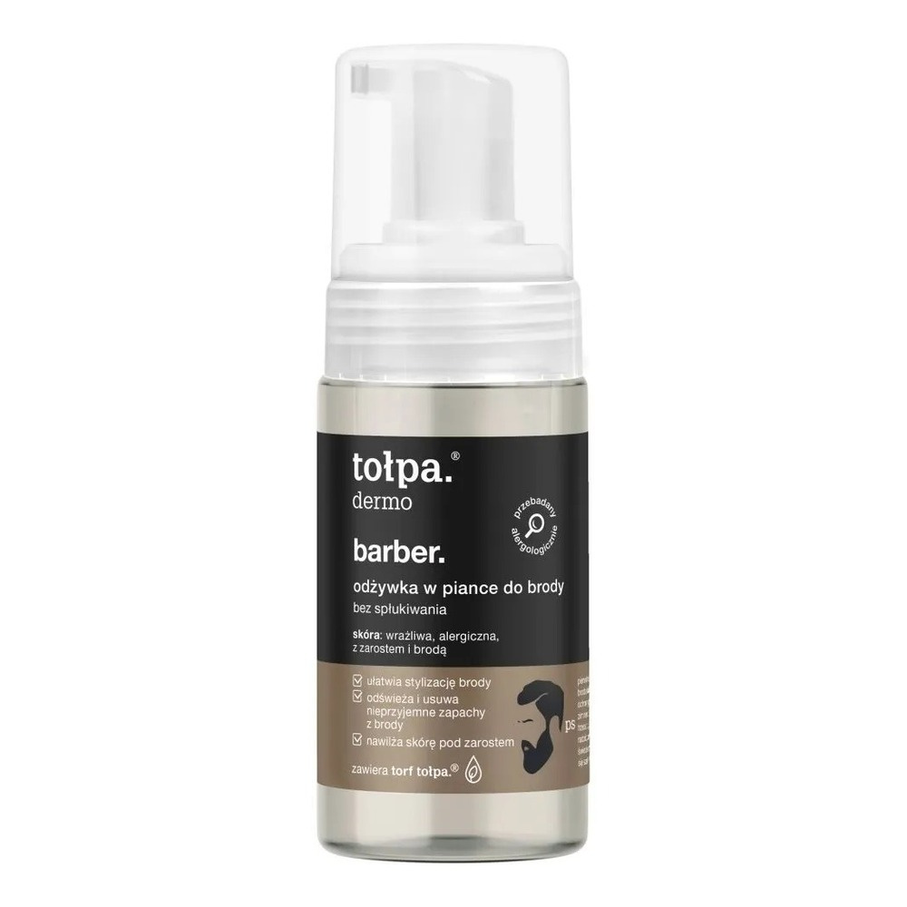 Tolpa Dermo Barber Beard Foam Conditioner Leave-In Styling 100ml