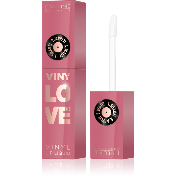 Eveline VinyLove Liquid Vinyl Lipstick with Gloss Effect No. 05 Rosy 4ml