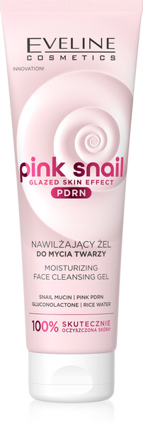 Eveline Pink Snail Moisturizing Face Wash Gel 140ml