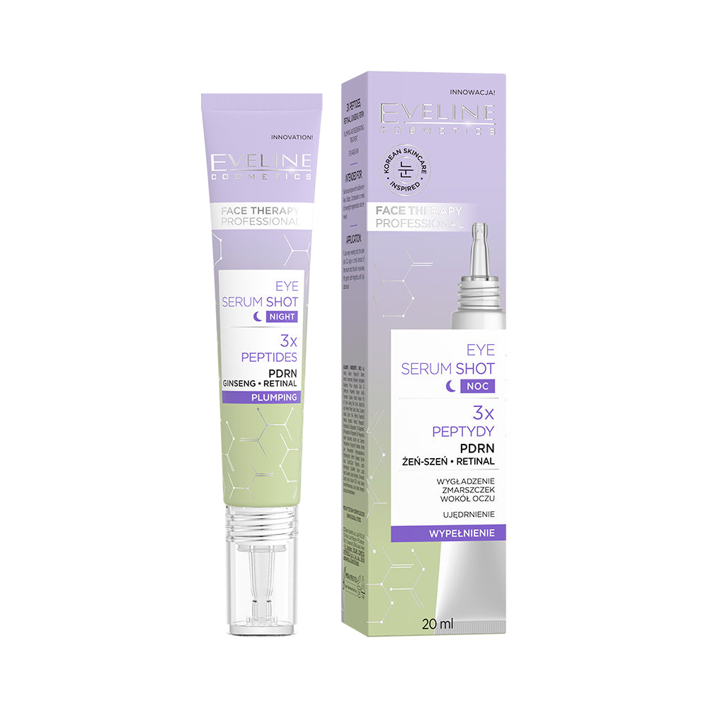 Eveline Serum Shot eye serum night 3x peptides 30 ml