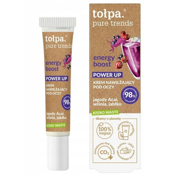 Tolpa Pure Trends Energy Boost Eye Cream Energizing Hydration and Anti Fatigue Care 15ml