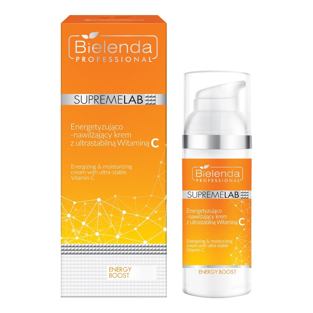 Bielenda Professional Supremelab Energy Boost Energizing and Moisturizing Face Cream with Stable Vit. C 50ml