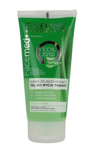 Eveline Facemed+ Moisturizing-soothing Facial Cleansing Gel Aloe 150ml