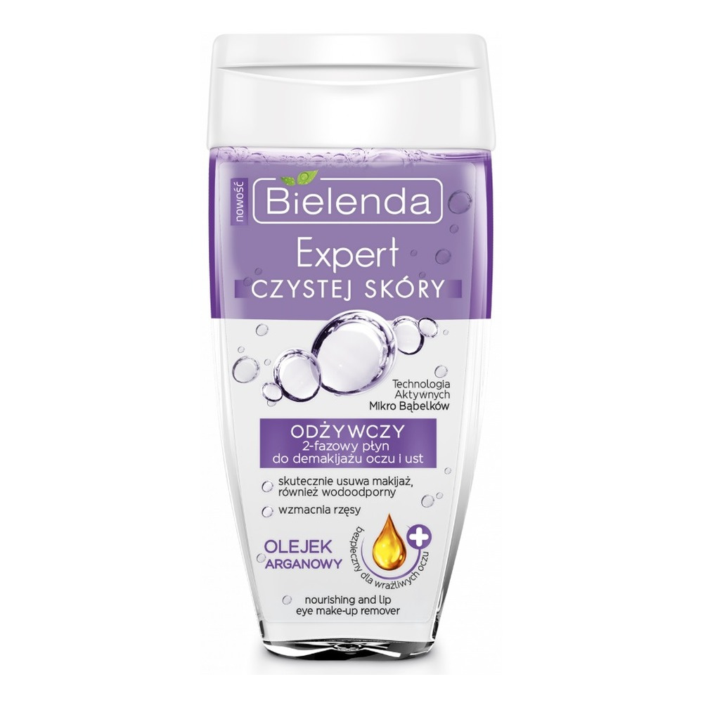 Bielenda Nourishing 2-Phase Eye & Lip Make Up Water Proof Remover Clean Expert