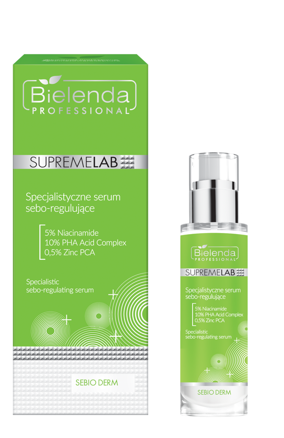 Bielenda Professional SupremeLab Sebio Derm Specialist Regulating Serum for Acne Skin 30ml Best Before 31.10.26