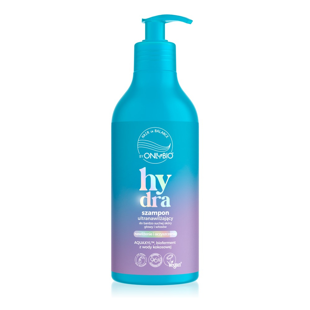 OnlyBio Hair in Balance Hydra Ultra-Moisturizing Shampoo for Very Dry Scalp and Hair 400ml