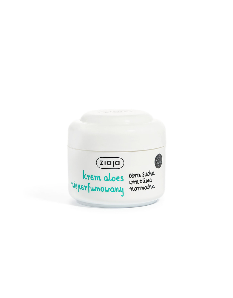 Ziaja Aloe Moisturizing Face Cream for Dry Skin Vegan 50ml