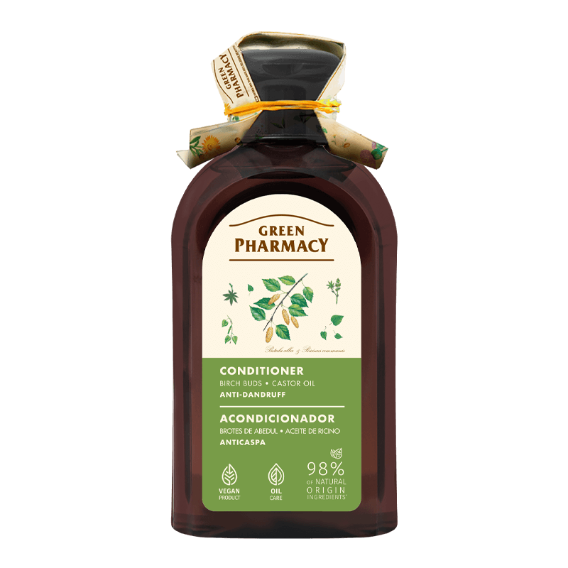 Green Pharmacy Anti-Dandruff Hair Conditioner Birch Buds and Castor Oil 300ml