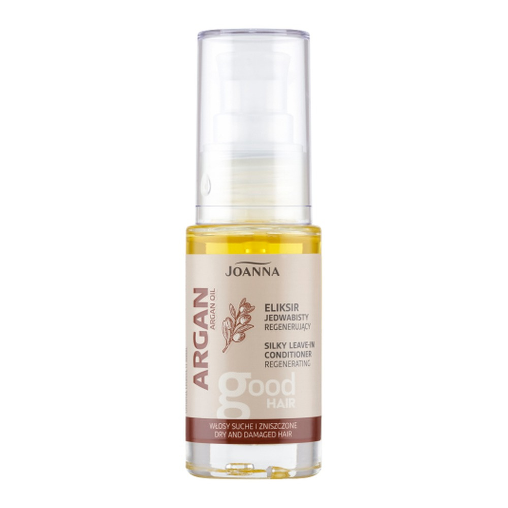 Joanna Argan Regenerating Silk Elixir with Natural Argan for Dry and Damaged Hair 25ml