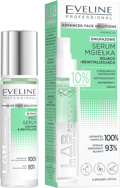 Eveline Lab Formula Two-Phase Soothing and Revitalizing Serum-Mist 30ml