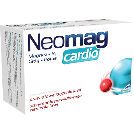 Aflofarm NeoMag Cardio Magnesium+B6 50 Tablets