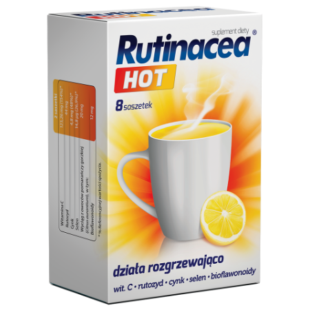 Aflofarm Rutinacea Hot 8 Sachets