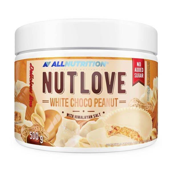 AllNutrition NutLove White Choco Peanut with Himalayan Salt and No Added Sugar 500g