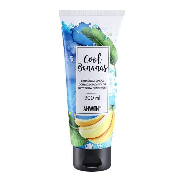 Anwen Cool Bananas Color Cooling Mask for Brown Hair 200ml