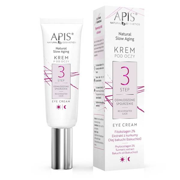 Apis Natural Slow Aging Step 3 Eye Cream Rejuvenating Look 15ml