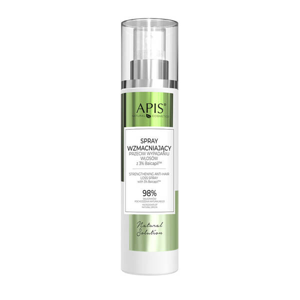 Apis Natural Solution Strengthening Spray with 3% Baicapil™ for Weakened Hair Prone to Loss 150ml