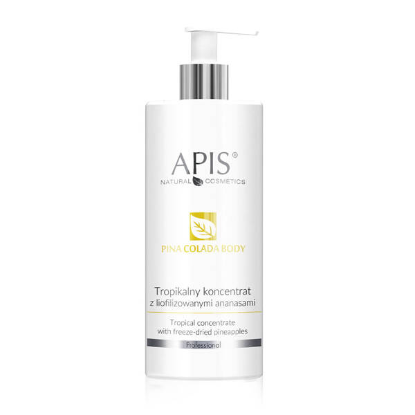 Apis Professional Anti Cellulite Pina Colada Body Tropical Concentrate with Freeze-Dried Pineapples 500ml