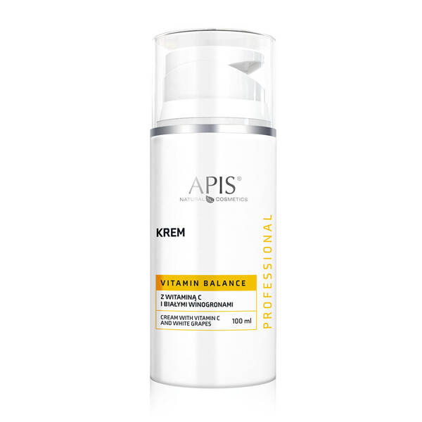 Apis Professional Vitamin Balance Cream with Vitamin C and White Grapes for Dry and Sensitive Skin 100ml