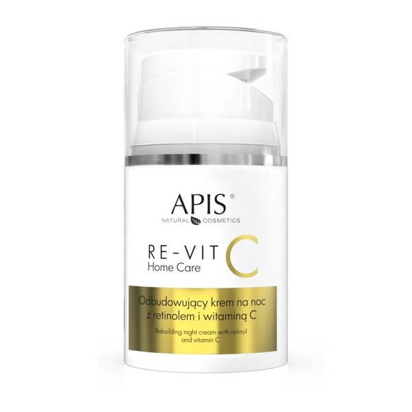 Apis Re-Vit C Rebuilding Night Cream with Vitamin C and Retinol for Grey Skin Lacking Radiance 50ml