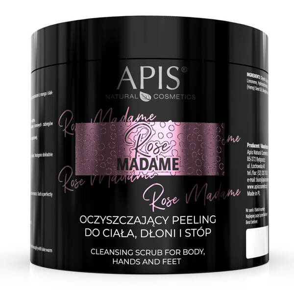 Apis Rose Madame Cleansing Scrub for Body Hands and Feet 700g