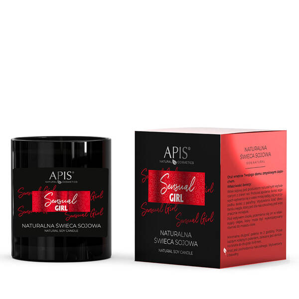 Apis Sensual Girl Natural Soy Candle Oriental Floral Fragrance 220g