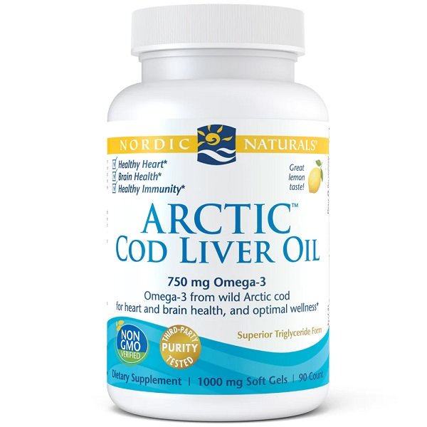 Arctic Cod Liver Oil, 750mg Lemon (EAN 768990577857) - 90 softgels