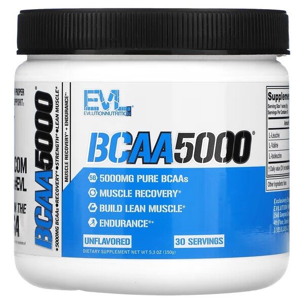 BCAA 5000, Unflavored - 150g